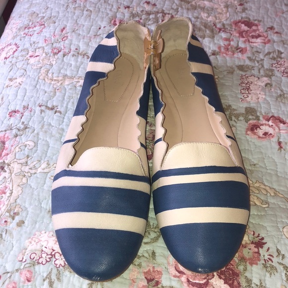 Chloe Shoes - Chloé striped ballet flats